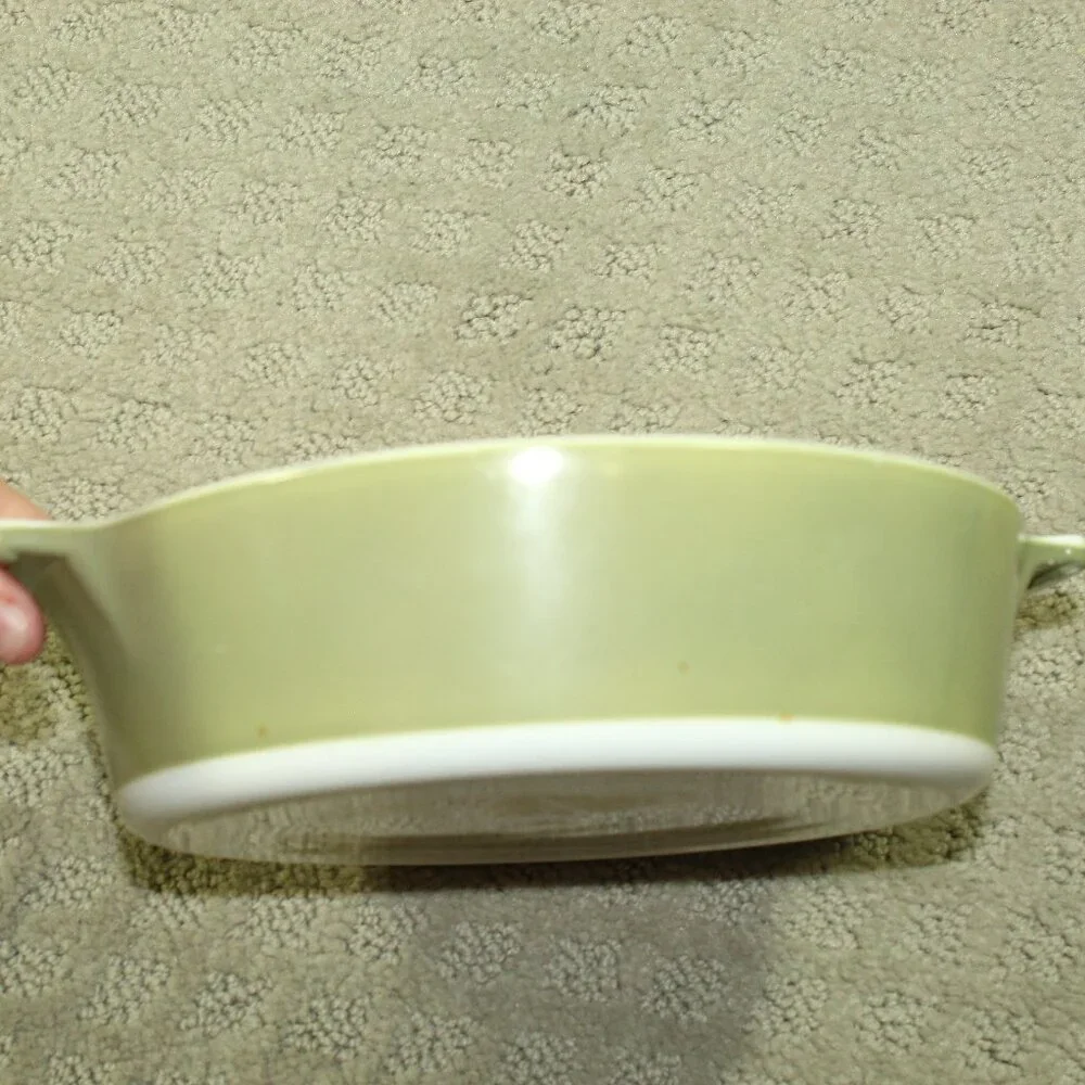 Vintage Corning Ware P-701-B 1 Quart Baking Dish Avocado No Lid